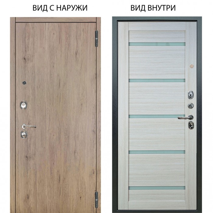 Люкс 3К / Элегант Рустик соломенный / Александра Белая лиственница