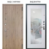 Люкс 3К / Элегант Рустик соломенный / Милли Роял вуд белый
