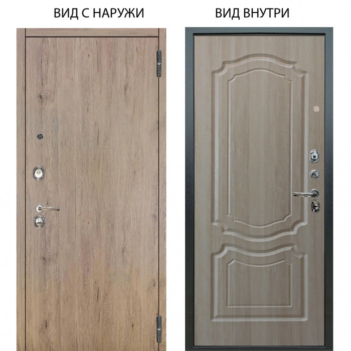 Люкс 3К / Элегант Рустик соломенный / Мишель Ларче светлый