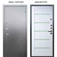 Люкс 3К / Элегант Рустик соломенный / Александра Белый глянец