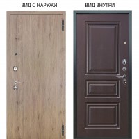 Люкс 3К / Элегант Рустик соломенный / Скиф Горький шоколад