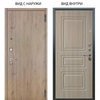 Люкс 3К / Элегант Рустик соломенный / Скиф Дуб филадельфия крем