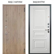Люкс 3К / Элегант Рустик соломенный / Скиф Софт милк