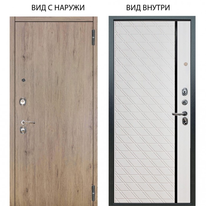 Люкс 3К / Элегант Рустик соломенный / Тори Софт милк