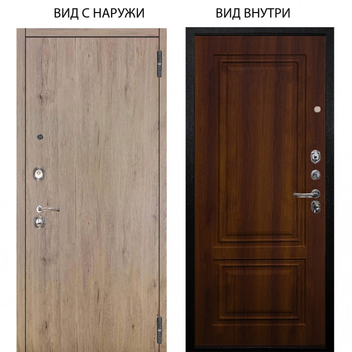 Люкс 3К / Элегант Рустик соломенный / Элион Дуб рустикальный