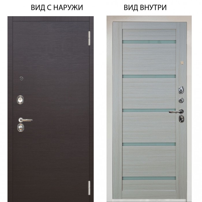 Люкс 3К / Элегант Венге горизонт / Александра Белая лиственница