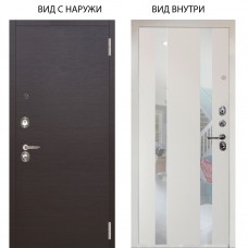 Люкс 3К / Элегант Венге горизонт / Дуэт Белое дерево вставки Николь