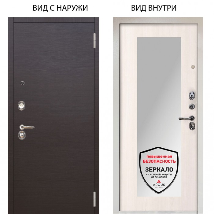 Люкс 3К / Элегант Венге горизонт / Милли Ларче светлый