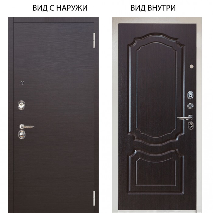 Люкс 3К / Элегант Венге горизонт / Мишель Венге