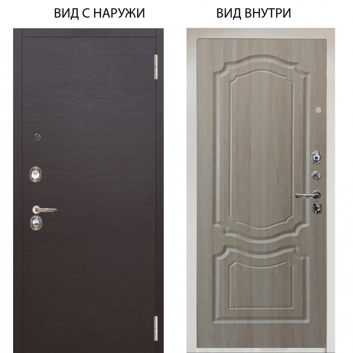 Люкс 3К / Элегант Венге горизонт / Мишель Ларче светлый