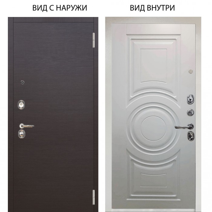 Люкс 3К / Элегант Венге горизонт / Могадиш Софт милк