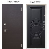 Люкс 3К / Элегант Венге горизонт / Могадиш Черный софт