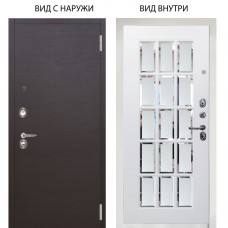 Люкс 3К / Элегант Венге горизонт / Мэрелин Софт милк с фацетом и пескоструем