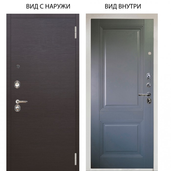 Люкс 3К / Элегант Венге горизонт / Соло Антрацит софт