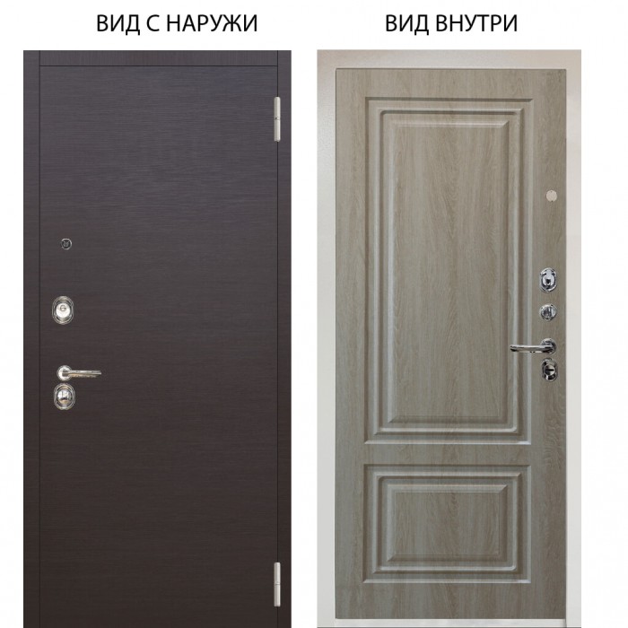 Люкс 3К / Элегант Венге горизонт / Элион Дуб филадельфия крем