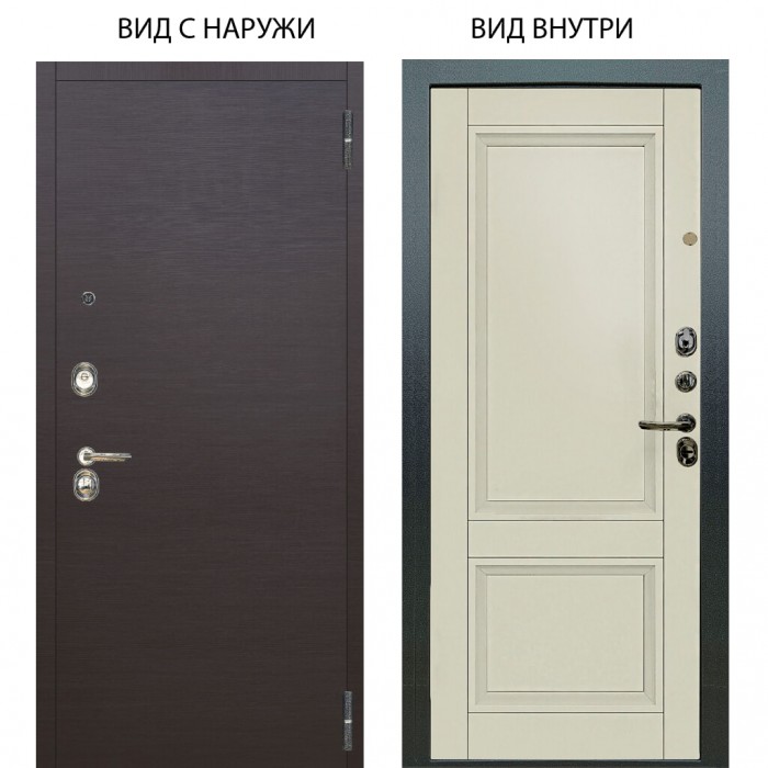 Люкс 3К / Элегант Венге горизонт / Анастасия 2 Ваниль винил