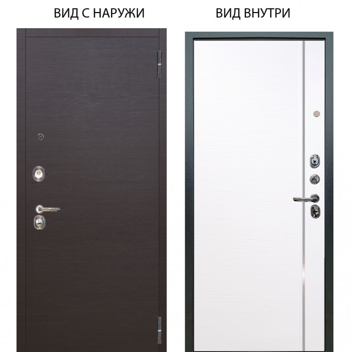 Люкс 3К / Элегант Венге горизонт / Гауда Роял вуд белый