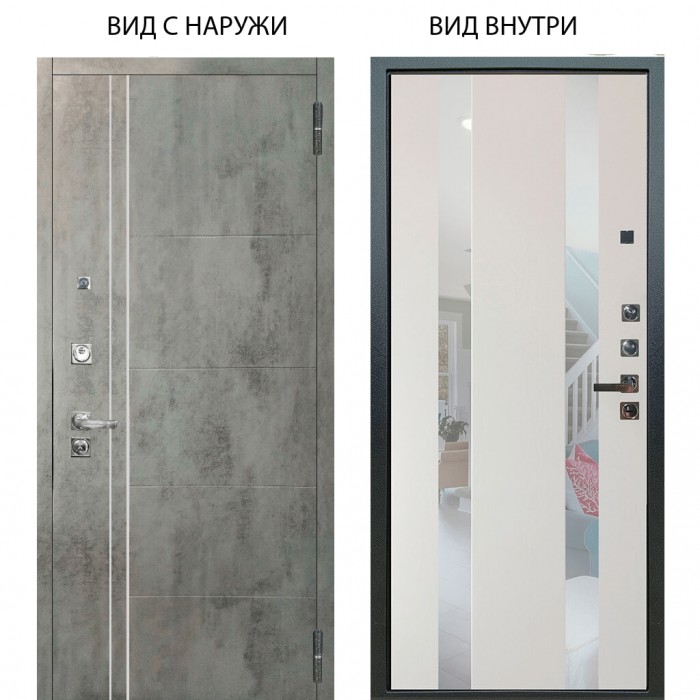 Люкс 3К / Элегант Венге горизонт / Дуэт Белое дерево вставки Николь