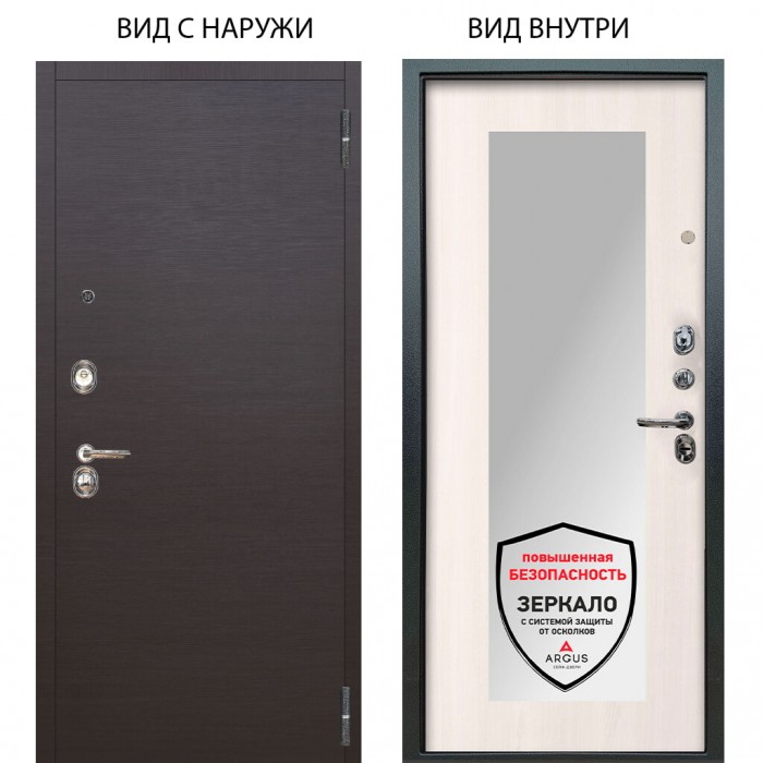 Люкс 3К / Элегант Венге горизонт / Милли Ларче светлый