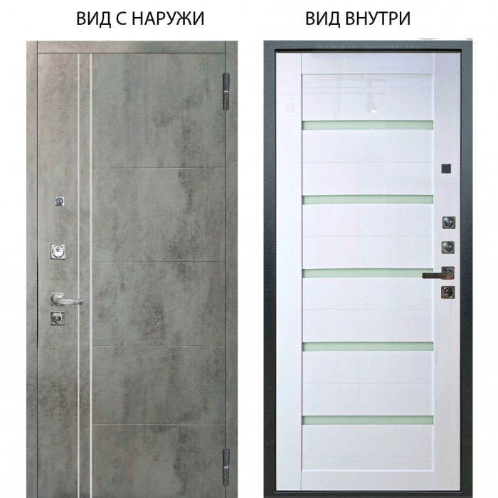 Люкс 3К / Элегант Венге горизонт / Александра Белый глянец