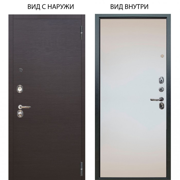 Люкс 3К / Элегант Венге горизонт / Под покраску