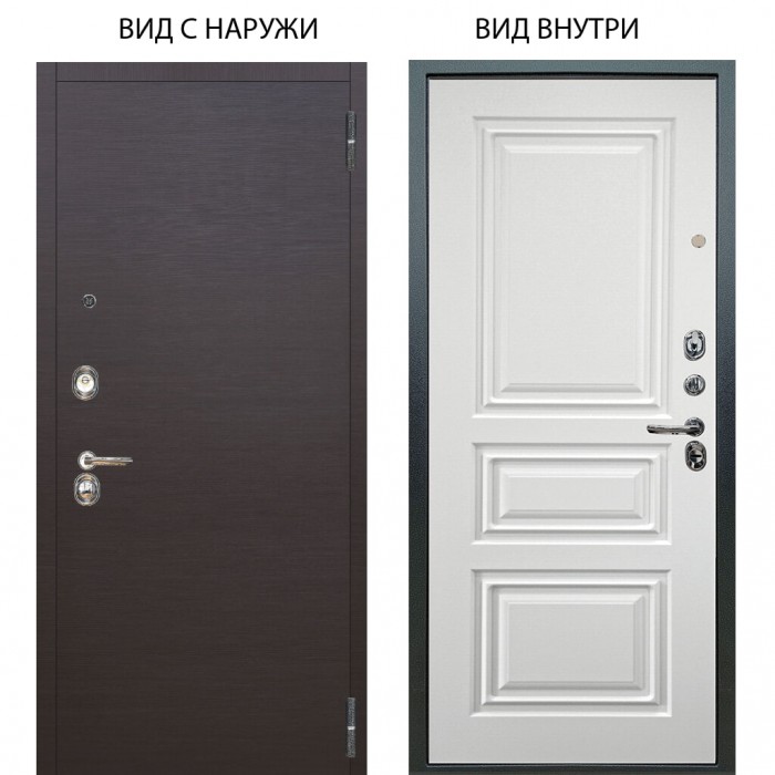 Люкс 3К / Элегант Венге горизонт / Скиф Софт милк