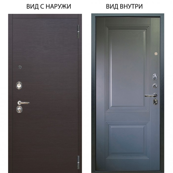 Люкс 3К / Элегант Венге горизонт / Соло Антрацит