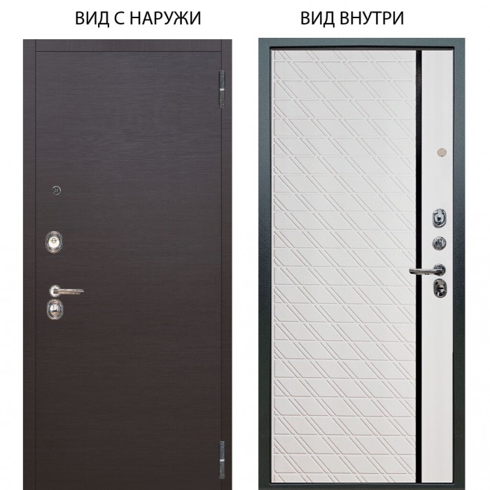 Люкс 3К / Элегант Венге горизонт / Тори Софт милк