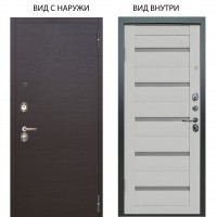 Люкс 3К / Элегант Венге горизонт / Александра Серый винил