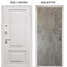 Люкс 3К / Элион вмр белый / Агат Светлый бетон