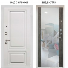 Люкс 3К / Элион вмр белый / Вояж Светлый бетон