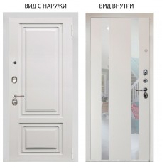 Люкс 3К / Элион вмр белый / Дуэт Белое дерево вставки Николь