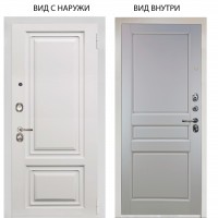 Люкс 3К / Элион вмр белый / Каролина Белая эмаль