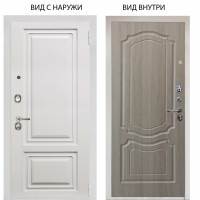 Люкс 3К / Элион вмр белый / Мишель Ларче светлый