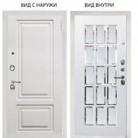 Люкс 3К / Элион вмр белый / Мэрелин Софт милк с фацетом и пескоструем