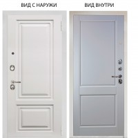 Люкс 3К / Элион вмр белый / Соренто Белая эмаль