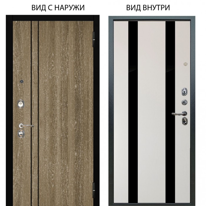 Люкс 3К / Гейджи Орех мраморный / Дуэт Белое дерево вставки Кензо