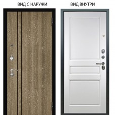 Люкс 3К / Гейджи Орех мраморный / Каролина Белая эмаль