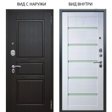 Люкс 3К / Гейджи Орех мраморный / Александра Белый глянец