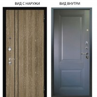 Люкс 3К / Гейджи Орех мраморный / Соло Антрацит