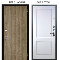 Люкс 3К / Гейджи Орех мраморный / Соренто Белая эмаль