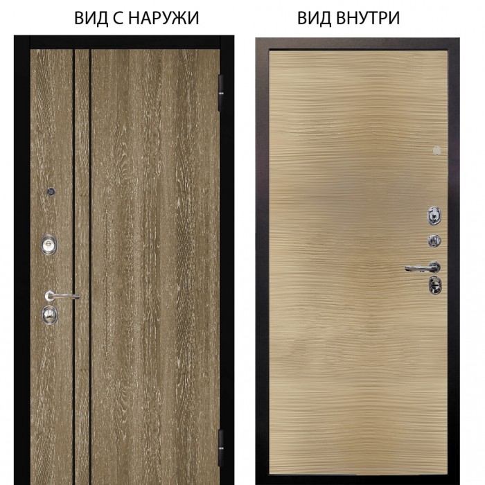 Люкс 3К / Гейджи Орех мраморный / Элегант Дорс светлый горизонт