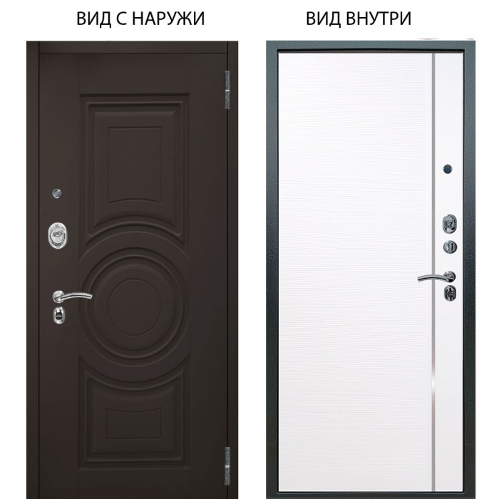 Люкс 3К / Корсо Силк флай / Гауда Роял Вуд Белый