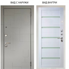 Люкс 3К / Корсо Силк флай / Александра Белый глянец