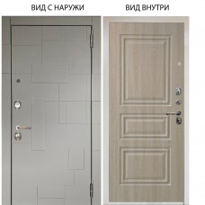 Люкс 3К / Корсо Силк флай / Скиф Дуб филадельфия крем