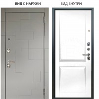 Люкс 3К / Корсо Силк флай / Ариана Белая эмаль