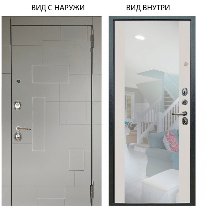 Люкс 3К / Корсо Силк флай / Вояж Белое дерево