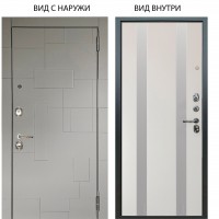 Люкс 3К / Корсо Силк флай / Дуэт Белое дерево вставки Изабель