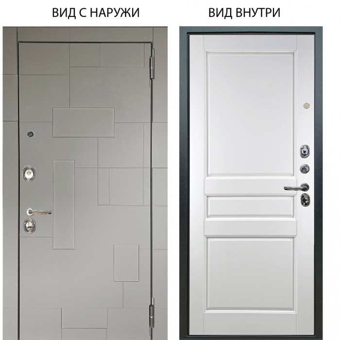 Люкс 3К / Корсо Силк флай / Каролина Белая эмаль