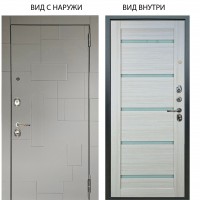 Люкс 3К / Корсо Силк флай / Александра Белая лиственница